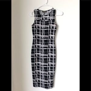 Black and white dress